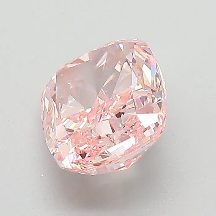 1.65ct Cushion modified Lab Grown Diamond (Colour Fancy Vivid Pink, Clarity VVS2, IGI Certified)