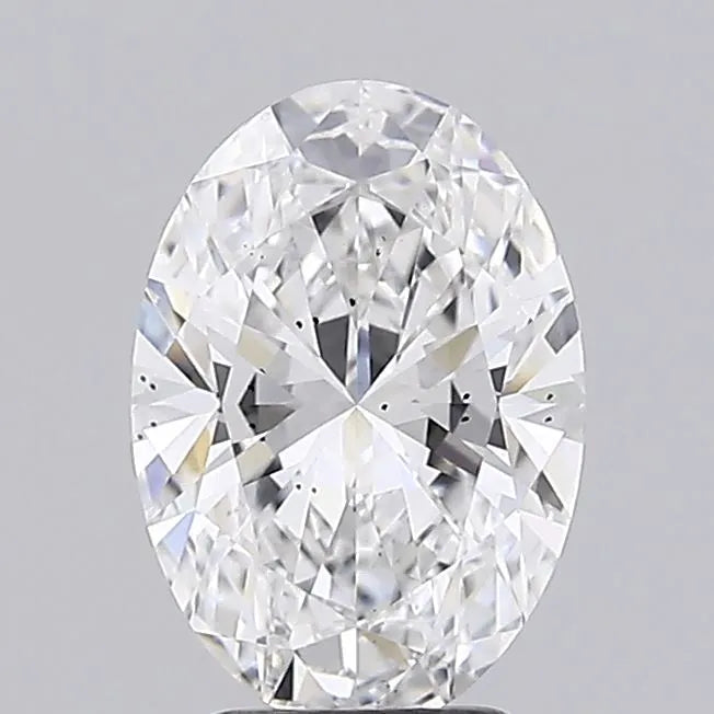 1.88ct Oval Lab Grown Diamond (Colour E, Clarity SI1, IGI Certified)