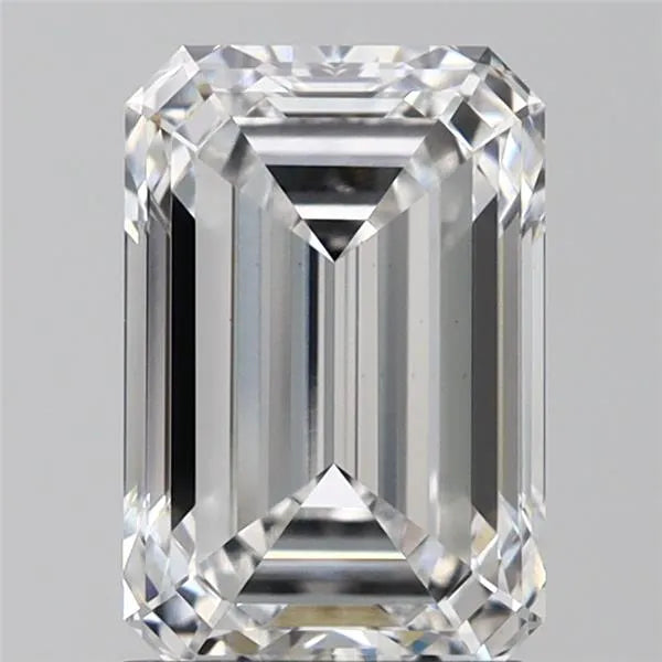 2.00ct Emerald Lab Grown Diamond (Colour D, Clarity VS1, IGI Certified)
