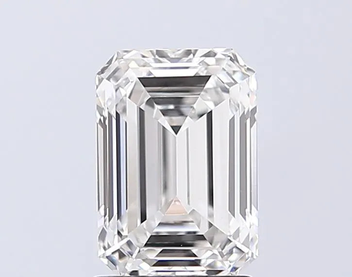 2.00ct Emerald Lab Grown Diamond (Colour D, Clarity VS2, IGI Certified)
