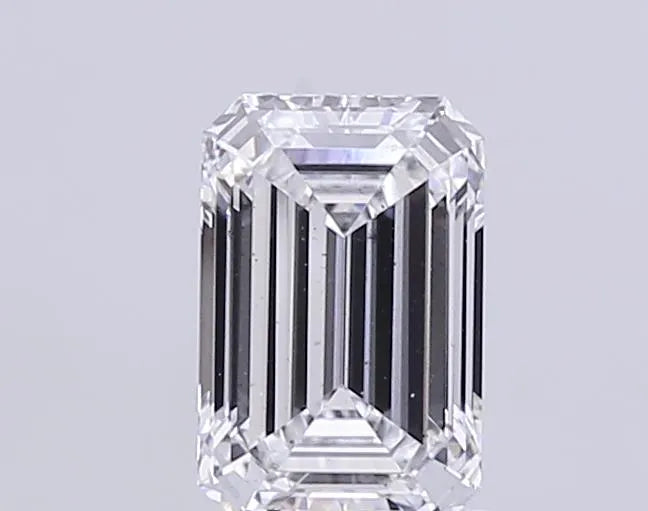 2.00ct Emerald Lab Grown Diamond (Colour E, Clarity SI1, IGI Certified)