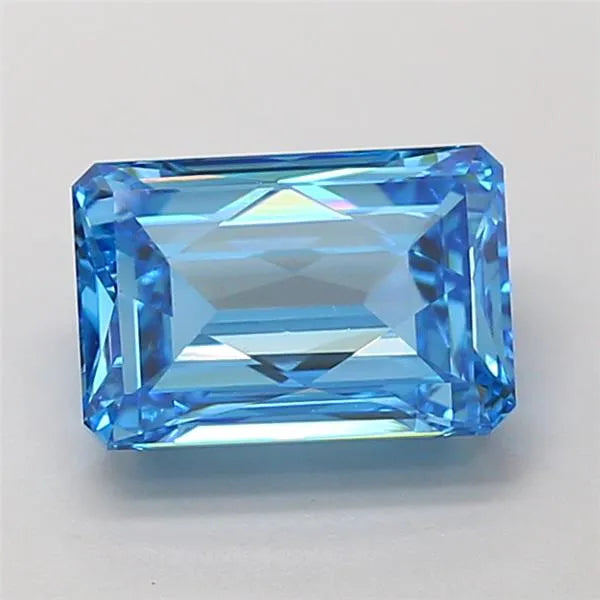 2.00ct Emerald Lab Grown Diamond (Colour Fancy Vivid Blue, Clarity VVS2, IGI Certified)