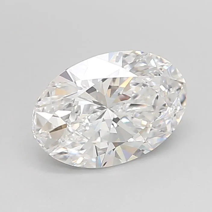 2.00ct Oval Lab Grown Diamond (Colour D, Clarity IF, Cut EX, IGI Certified)
