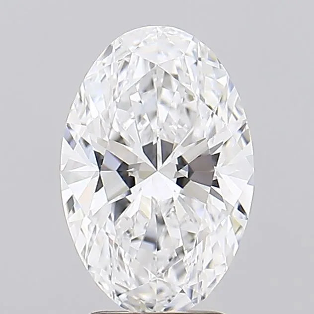 2.00ct Oval Lab Grown Diamond (Colour D, Clarity IF, IGI Certified)