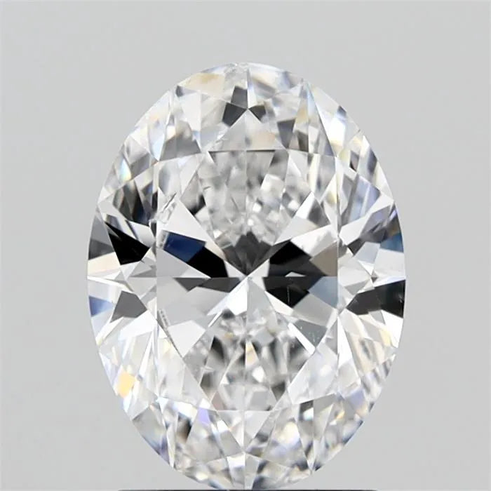 2.00ct Oval Lab Grown Diamond (Colour D, Clarity SI1, IGI Certified)