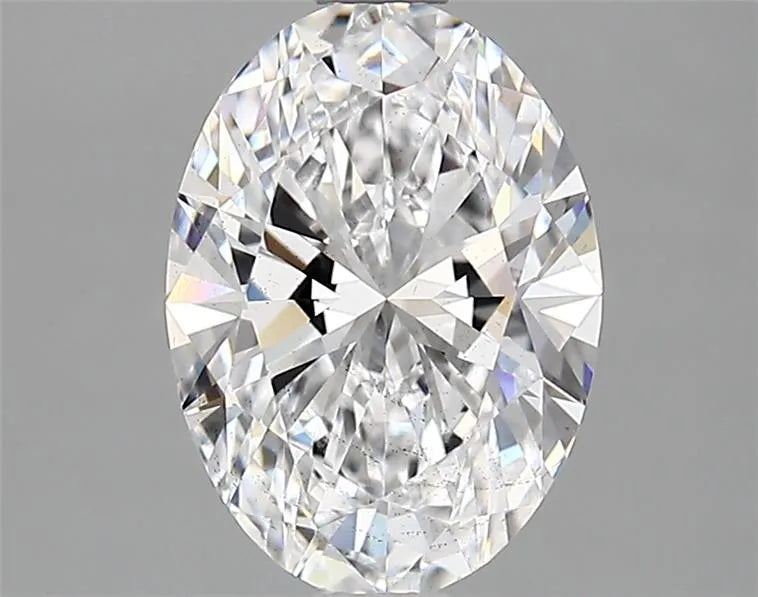 2.00ct Oval Lab Grown Diamond (Colour D, Clarity SI1, IGI Certified)