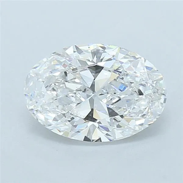 2.00ct Oval Lab Grown Diamond (Colour D, Clarity VS2, IGI Certified)