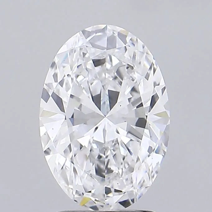 2.00ct Oval Lab Grown Diamond (Colour D, Clarity VS2, IGI Certified)