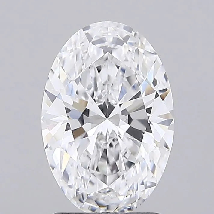 2.00ct Oval Lab Grown Diamond (Colour D, Clarity VVS1, IGI Certified)