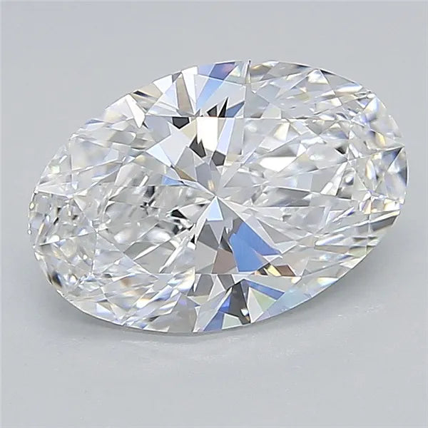 2.00ct Oval Lab Grown Diamond (Colour D, Clarity VVS2, IGI Certified)
