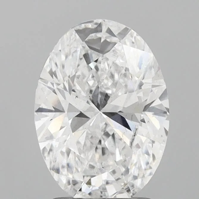 2.00ct Oval Lab Grown Diamond (Colour E, Clarity SI1, IGI Certified)