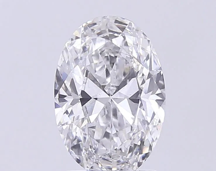 2.00ct Oval Lab Grown Diamond (Colour E, Clarity SI1, IGI Certified)