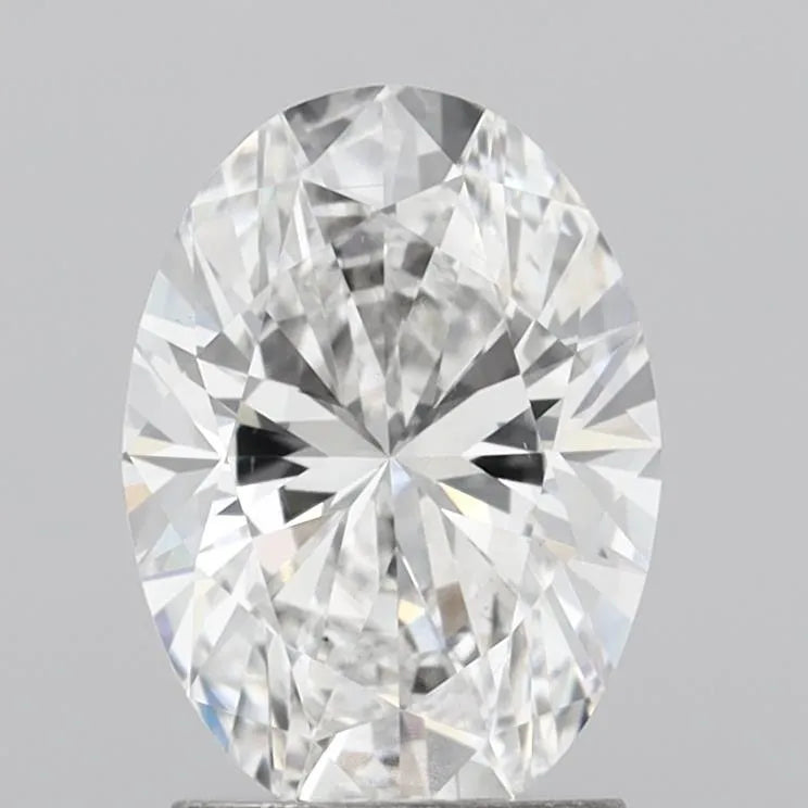 2.00ct Oval Lab Grown Diamond (Colour E, Clarity VS1, IGI Certified)