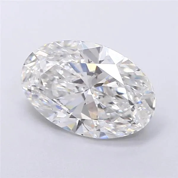2.00ct Oval Lab Grown Diamond (Colour E, Clarity VS2, IGI Certified)