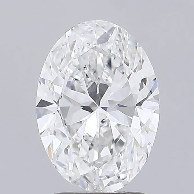 2.00ct Oval Lab Grown Diamond (Colour E, Clarity VS2, IGI Certified)