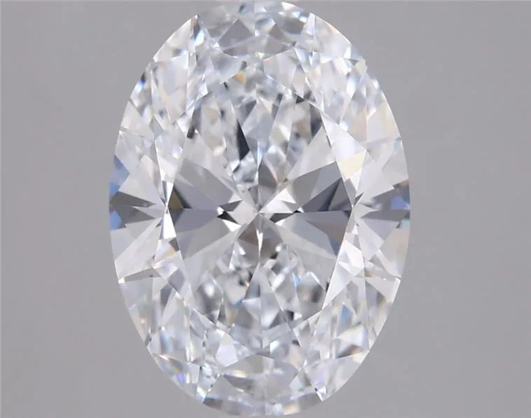 2.00ct Oval Lab Grown Diamond (Colour E, Clarity VVS1, IGI Certified)