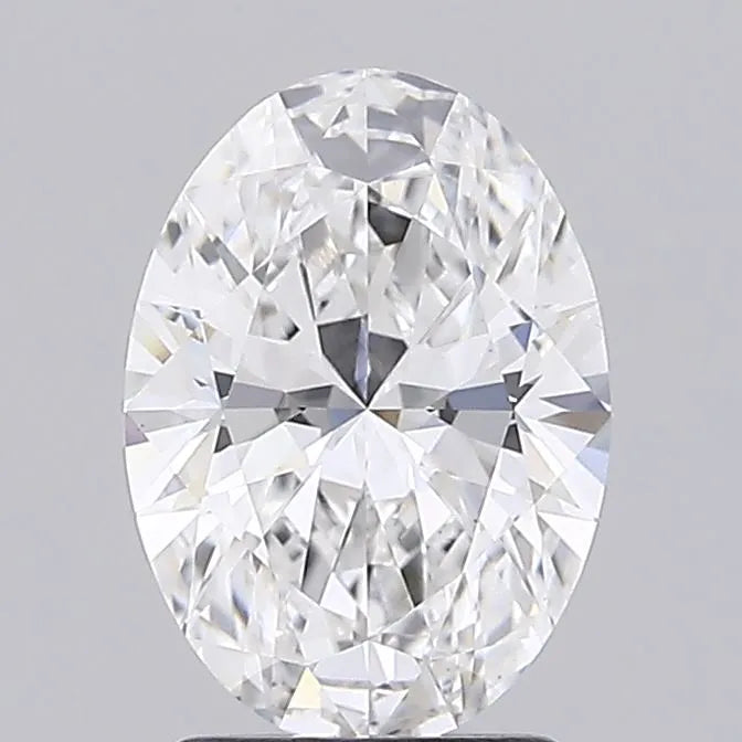 2.00ct Oval Lab Grown Diamond (Colour E, Clarity VVS2, IGI Certified)