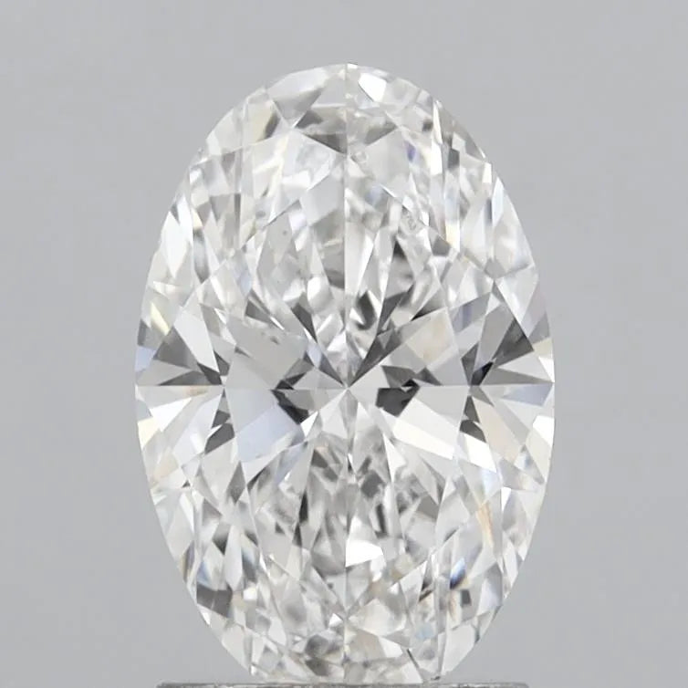 2.00ct Oval Lab Grown Diamond (Colour E, Clarity VVS2, IGI Certified)