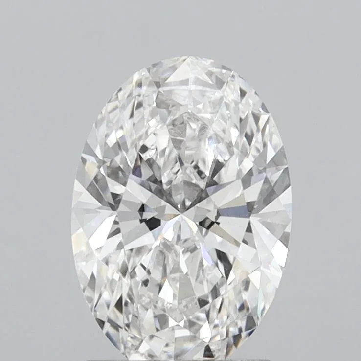 2.00ct Oval Lab Grown Diamond (Colour E, Clarity VVS2, IGI Certified)