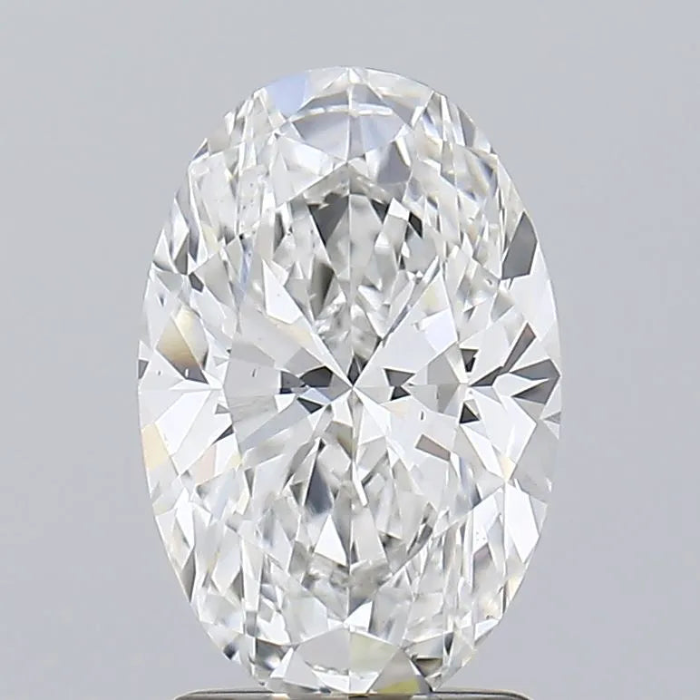 2.00ct Oval Lab Grown Diamond (Colour F, Clarity VS2, IGI Certified)