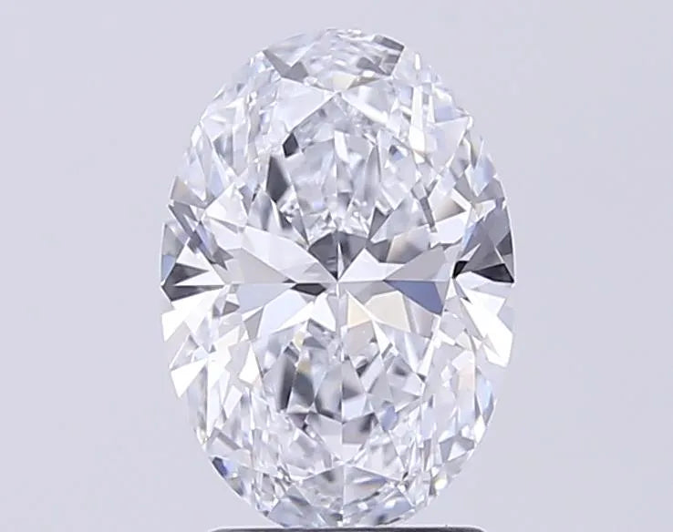 2.00ct Oval Lab Grown Diamond (Colour F, Clarity VVS1, IGI Certified)