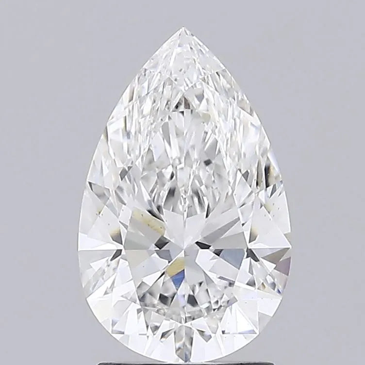 2.00ct Pear Lab Grown Diamond (Colour E, Clarity VS2, IGI Certified)