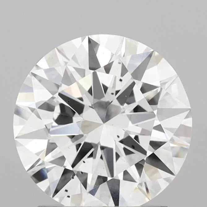 2.00ct Round Lab Grown Diamond (Colour D, Clarity SI1, Cut EX, IGI Certified)