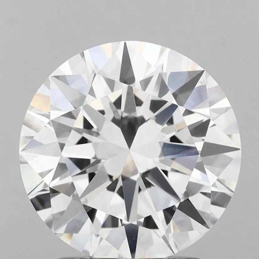 2.00ct Round Lab Grown Diamond (Colour E, Clarity SI1, Cut EX, IGI Certified)