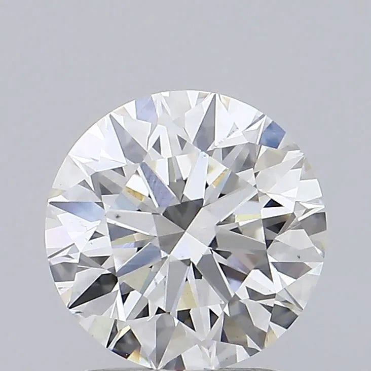 2.00ct Round Lab Grown Diamond (Colour F, Clarity SI1, Cut EX, IGI Certified)