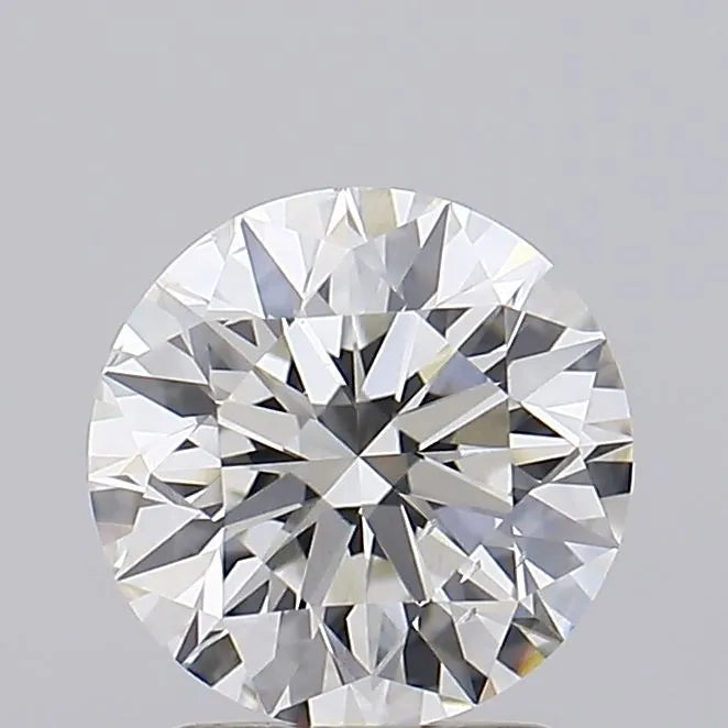 2.00ct Round Lab Grown Diamond (Colour F, Clarity SI1, Cut EX, IGI Certified)