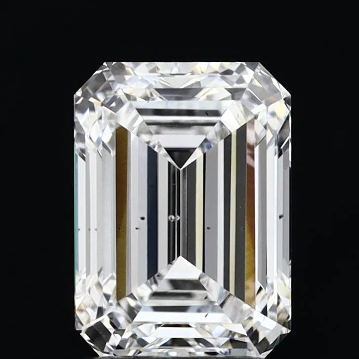 2.01ct Emerald Lab Grown Diamond (Colour D, Clarity SI1, IGI Certified)