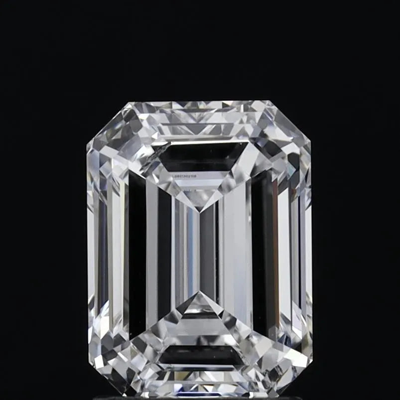 2.01ct Emerald Lab Grown Diamond (Colour E, Clarity SI1, IGI Certified)