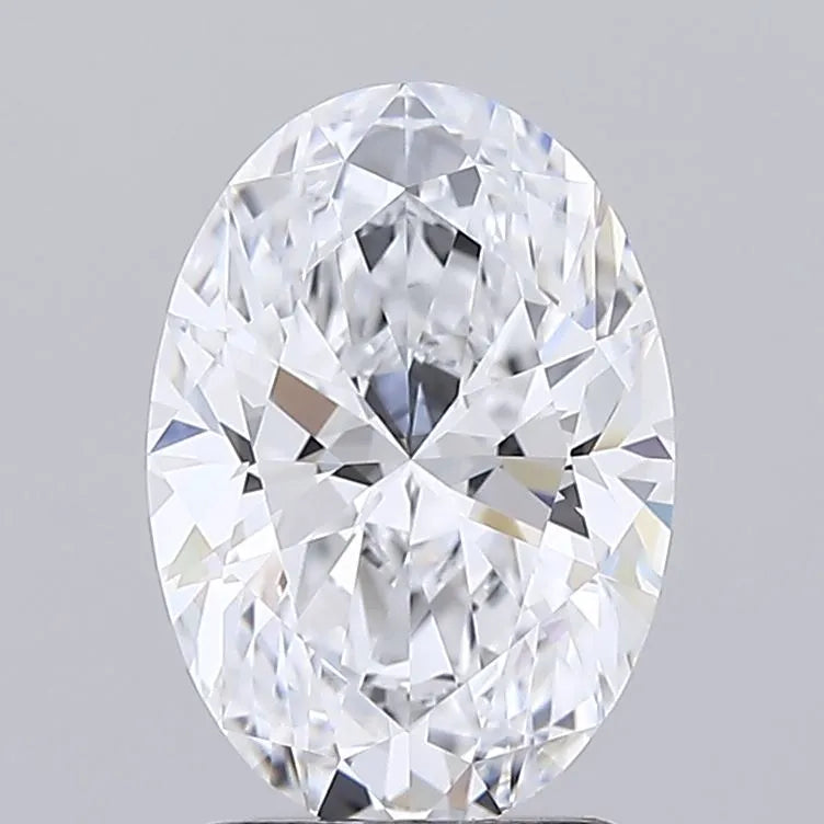 2.01ct Oval Lab Grown Diamond (Colour D, Clarity IF, Cut EX, IGI Certified)