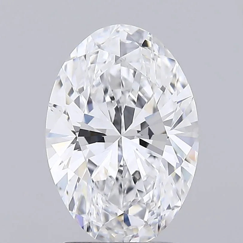 2.01ct Oval Lab Grown Diamond (Colour D, Clarity IF, IGI Certified)