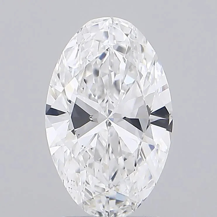 2.01ct Oval Lab Grown Diamond (Colour D, Clarity VS2, IGI Certified)