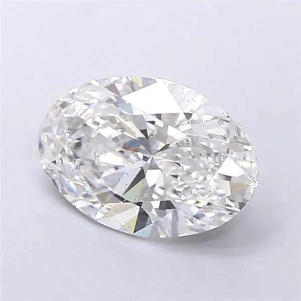 2.01ct Oval Lab Grown Diamond (Colour E, Clarity SI1, IGI Certified)
