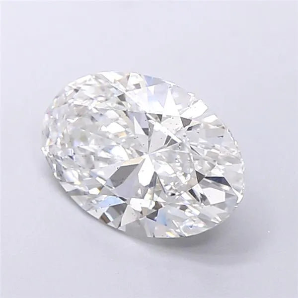 2.01ct Oval Lab Grown Diamond (Colour E, Clarity SI1, IGI Certified)