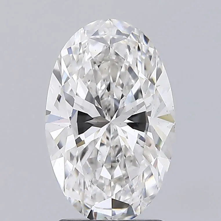 2.01ct Oval Lab Grown Diamond (Colour E, Clarity VS2, IGI Certified)