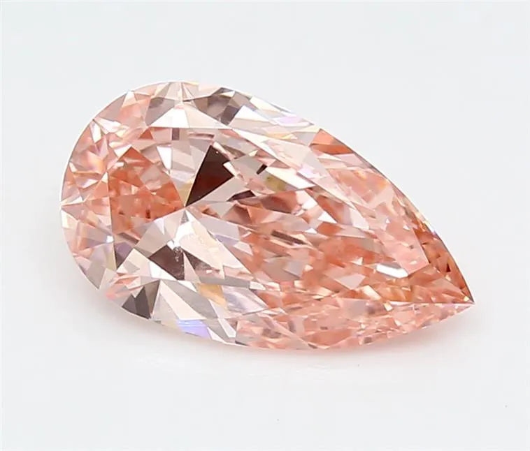 2.01ct Pear Lab Grown Diamond (Colour Fancy Vivid Pink, Clarity VS1, IGI Certified)
