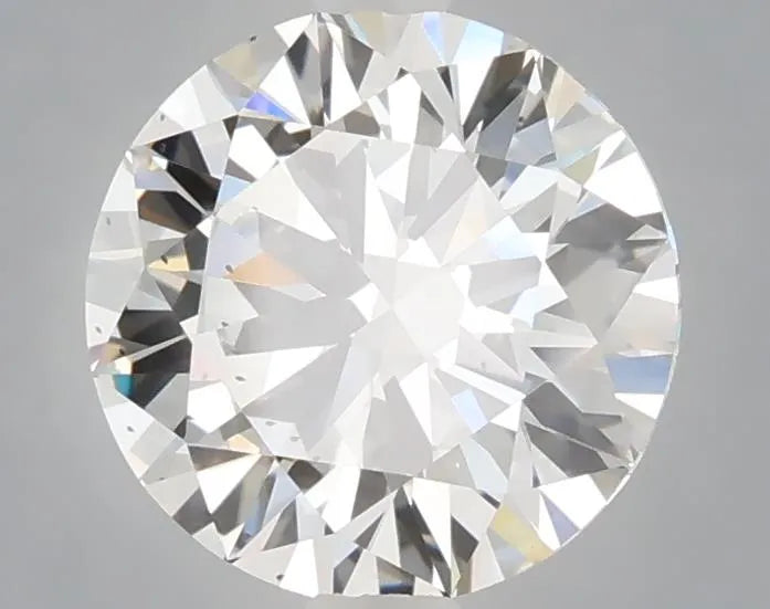 2.01ct Round Lab Grown Diamond (Colour F, Clarity SI1, Cut EX, IGI Certified)