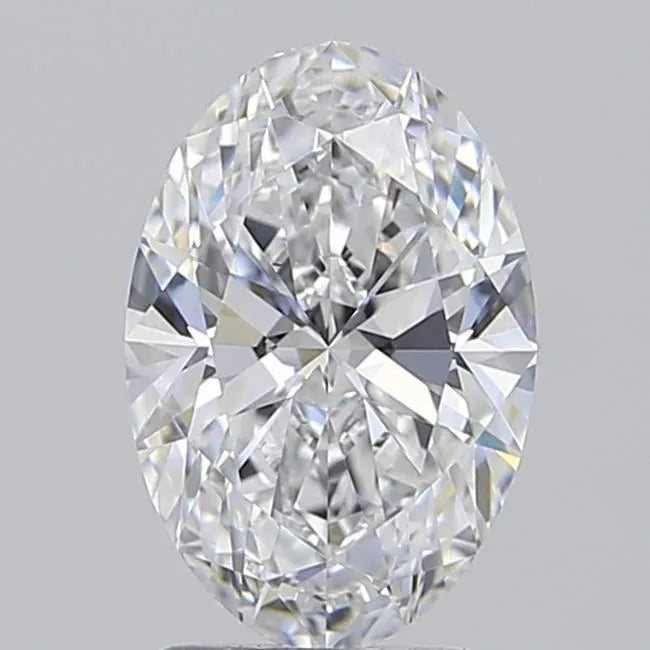 2.02ct Oval Lab Grown Diamond (Colour D, Clarity IF, IGI Certified)