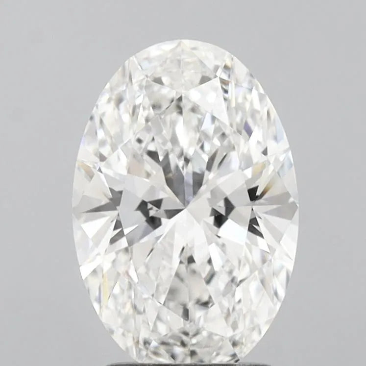 2.02ct Oval Lab Grown Diamond (Colour F, Clarity VVS2, IGI Certified)