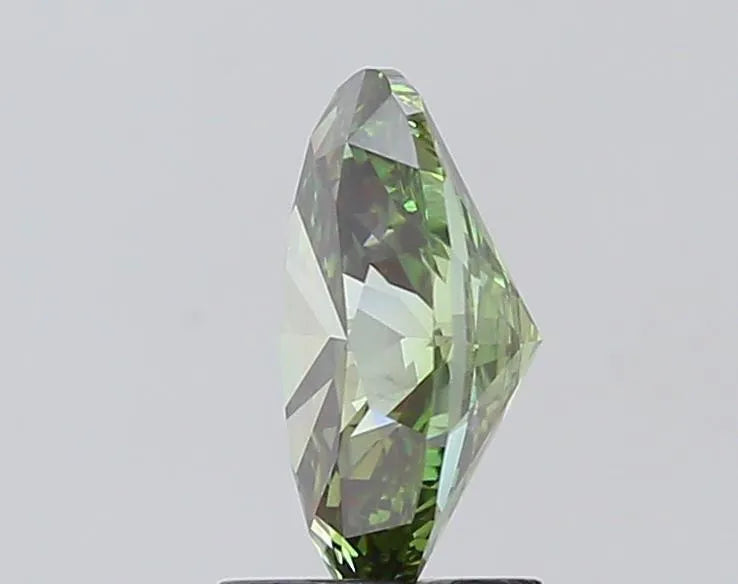 2.02ct Oval Lab Grown Diamond (Colour Fancy Vivid Green, Clarity VS1, IGI Certified)