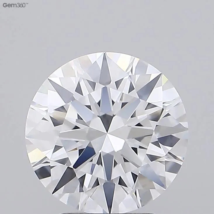 2.02ct Round Lab Grown Diamond (Colour D, Clarity IF, Cut EX, IGI Certified)