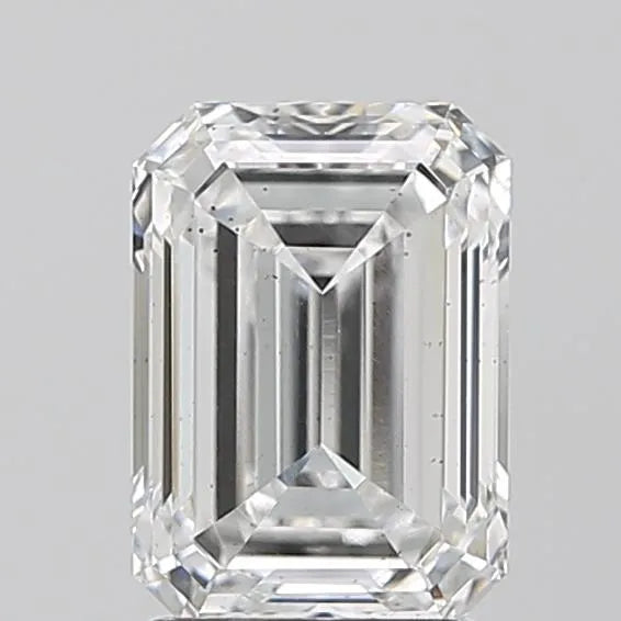2.03ct Emerald Lab Grown Diamond (Colour D, Clarity SI1, IGI Certified)