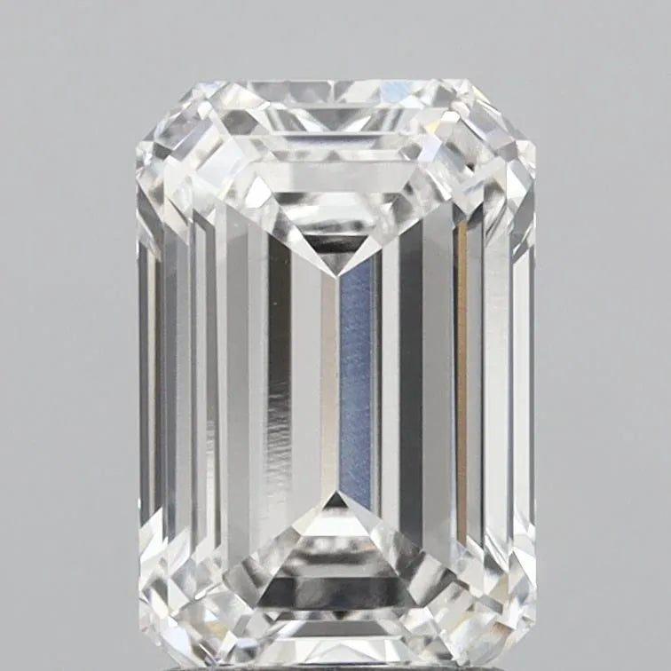 2.03ct Emerald Lab Grown Diamond (Colour E, Clarity VVS2, IGI Certified)