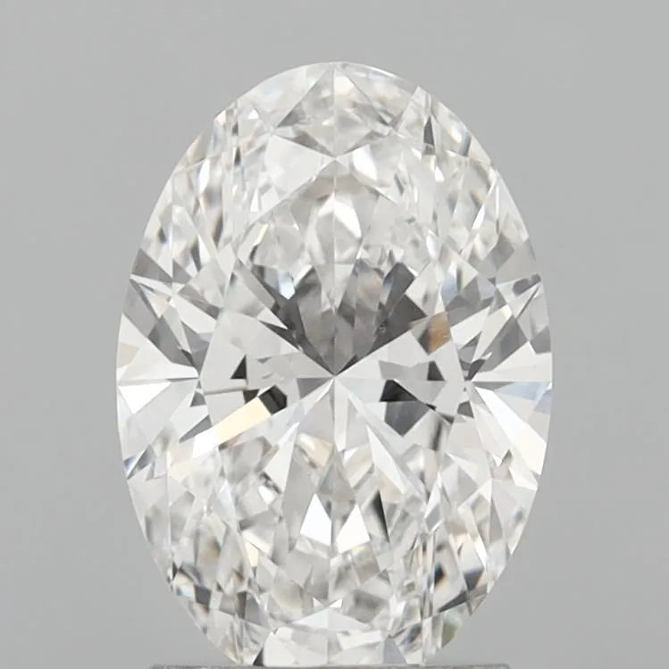 2.03ct Oval Lab Grown Diamond (Colour E, Clarity VVS2, IGI Certified)