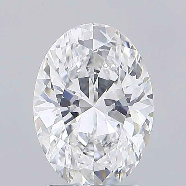 2.03ct Oval Lab Grown Diamond (Colour E, Clarity VVS2, IGI Certified)