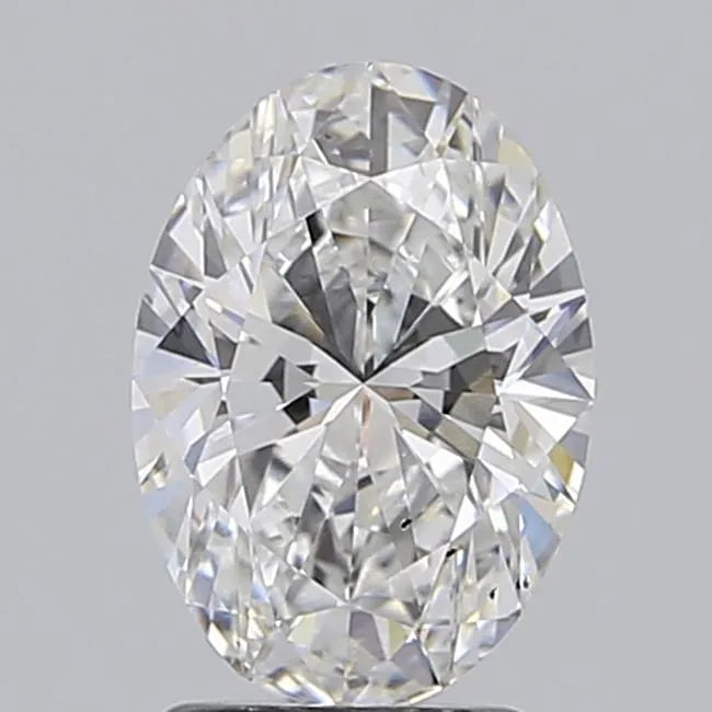 2.04ct Oval Lab Grown Diamond (Colour E, Clarity SI1, IGI Certified)