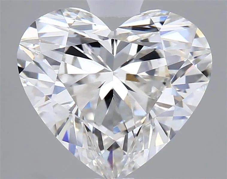 2.05ct Heart Lab Grown Diamond (Colour F, Clarity VVS2, IGI Certified)